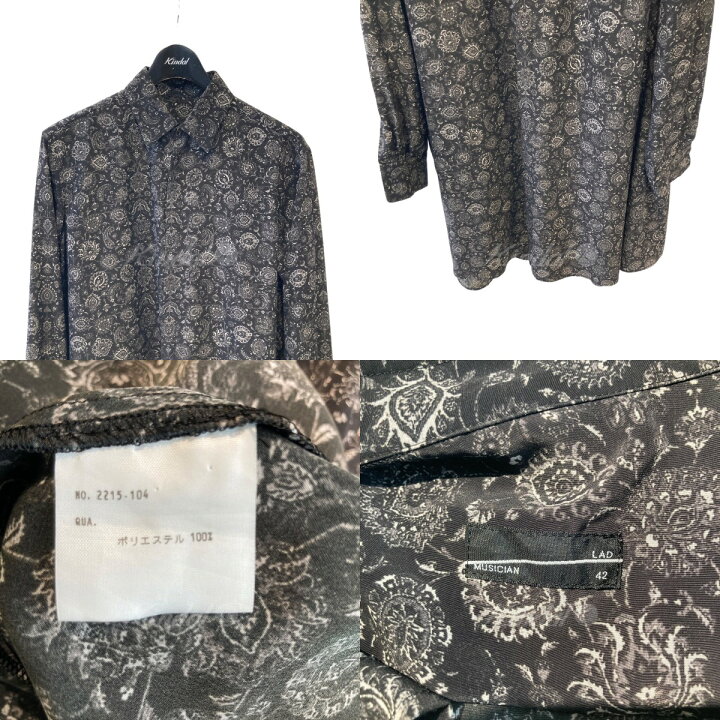 楽天市場】【中古】LAD MUSICIAN ペイズリー柄シャツ 2215-104 