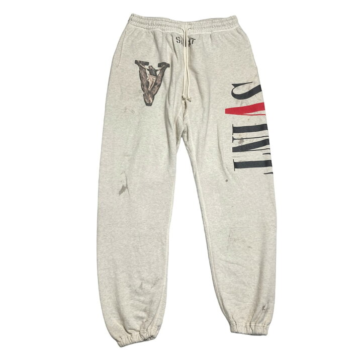 楽天市場】【中古】SAINT MICHAEL × VLONE SWEAT PANTS ロゴプリント 