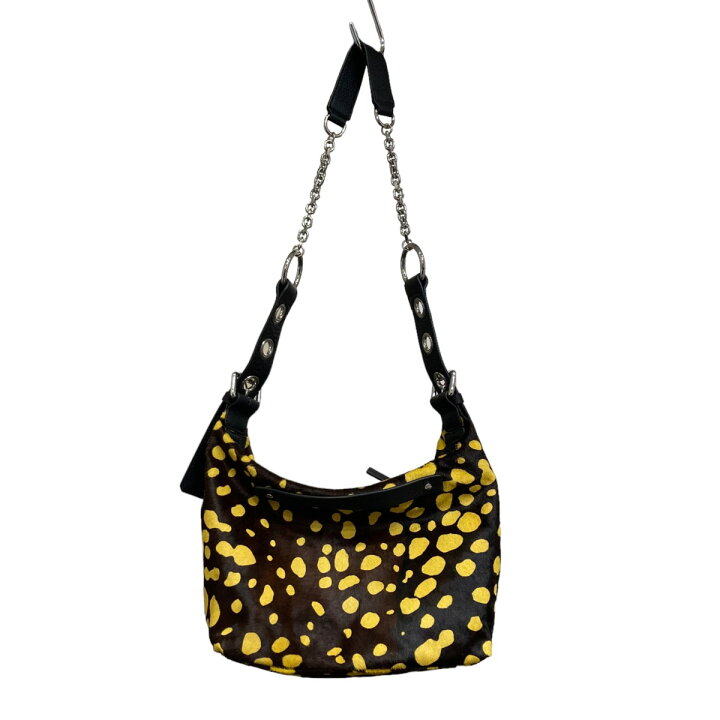 楽天市場】【中古】MCQ ハラコショルダーバッグ ブラウン×イエロー  