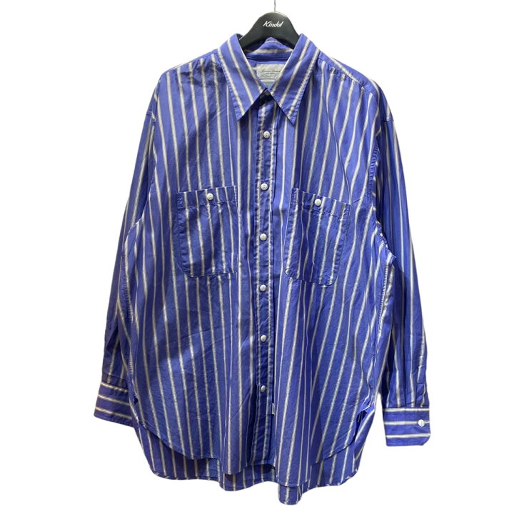 楽天市場】【中古】Marvine Pontiak shirt makers ストライプシャツ 