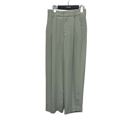 【中古】6(ROKU) BEAUTY＆YOUTH　GEORGETTE TUCK PANTS ライトグリーン サイズ：34 【050224】（ロク ビューティーアンドユース）