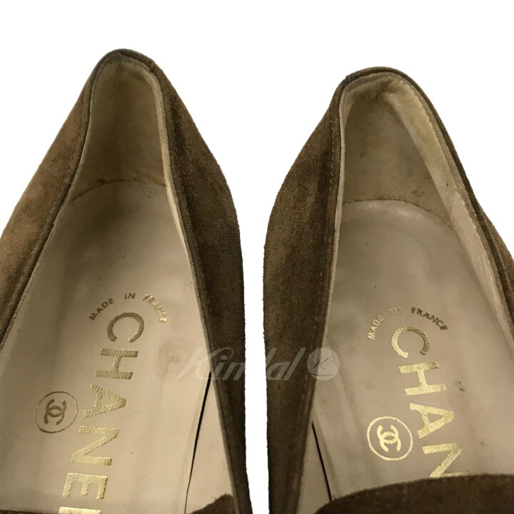 楽天市場】【中古】CHANEL ココマーク スウェードローファー ロゴ 