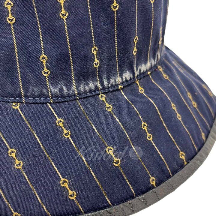 楽天市場】【中古】GUCCIリバーシブルバケットハット ベージュ 
