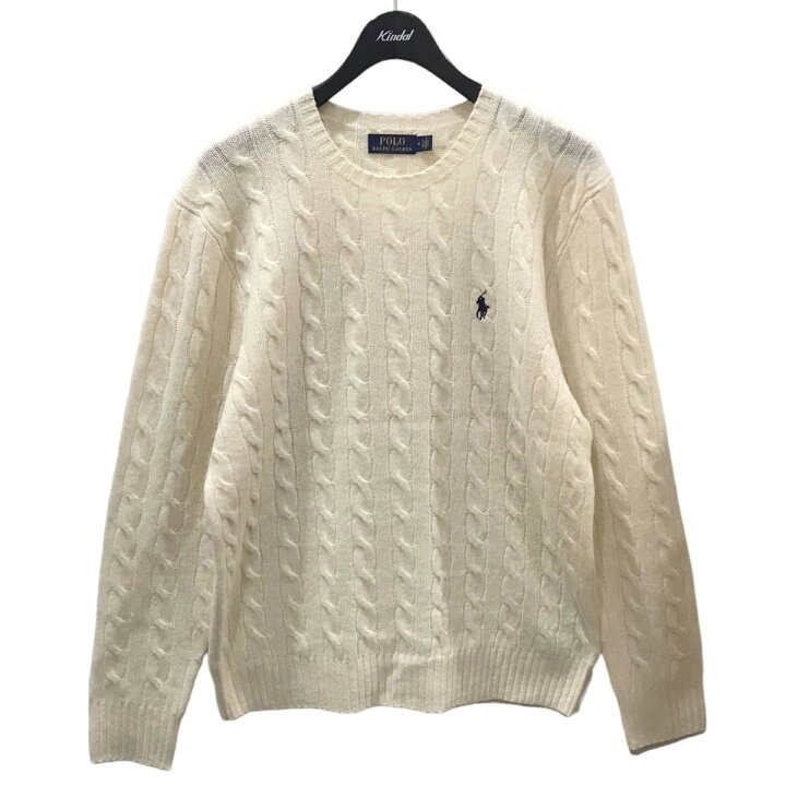 楽天市場】【中古】POLO RALPH LAUREN カシミヤ混ウールケーブルニット 