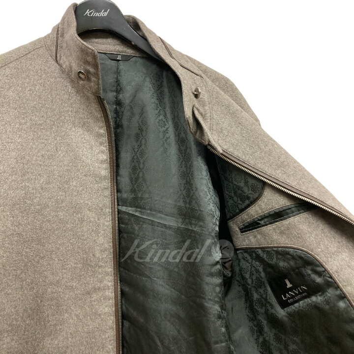 楽天市場】【中古】LANVIN COLLECTION シルクカシミヤ袖ニット切替 