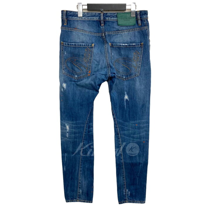 楽天市場】【中古】DSQUARED2 2016SS ダメージペイント加工デニム 