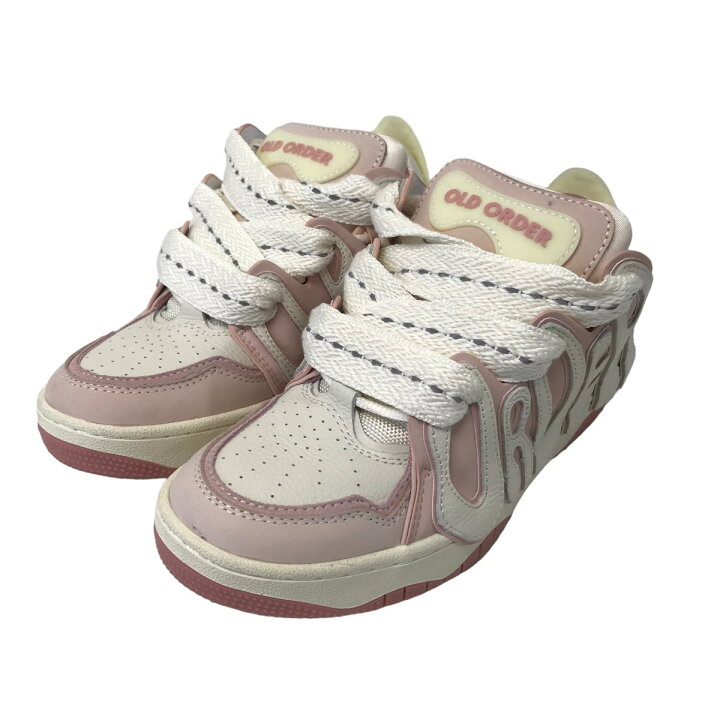 楽天市場】【中古】OLD ORDER｢SKATER PINK｣スニーカー ホワイト×ピンク 
