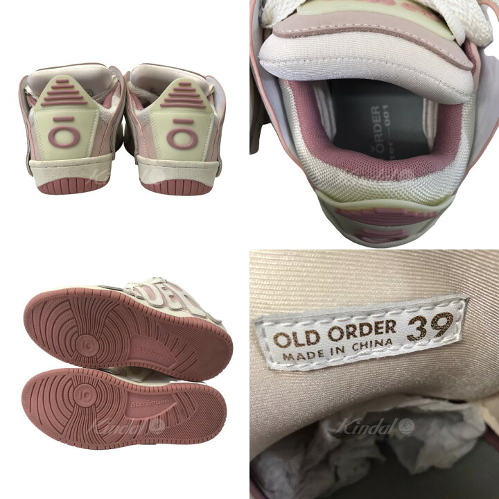 楽天市場】【中古】OLD ORDER｢SKATER PINK｣スニーカー ホワイト×ピンク 