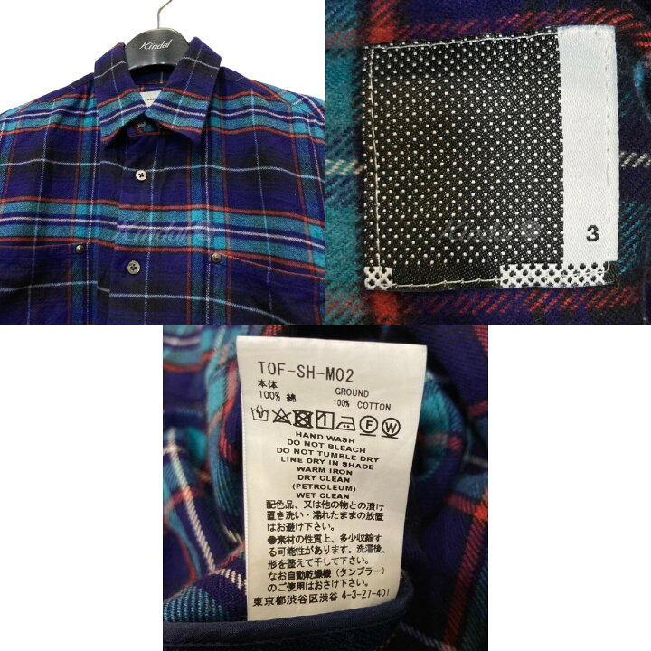 楽天市場】【中古】FACETASM22AW ｢CHECK ZIPPER SHIRT｣ジッパー 