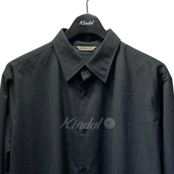 楽天市場】【中古】AURALEE SUPER FINE TROPICAL WOOL SHIRT 長袖  