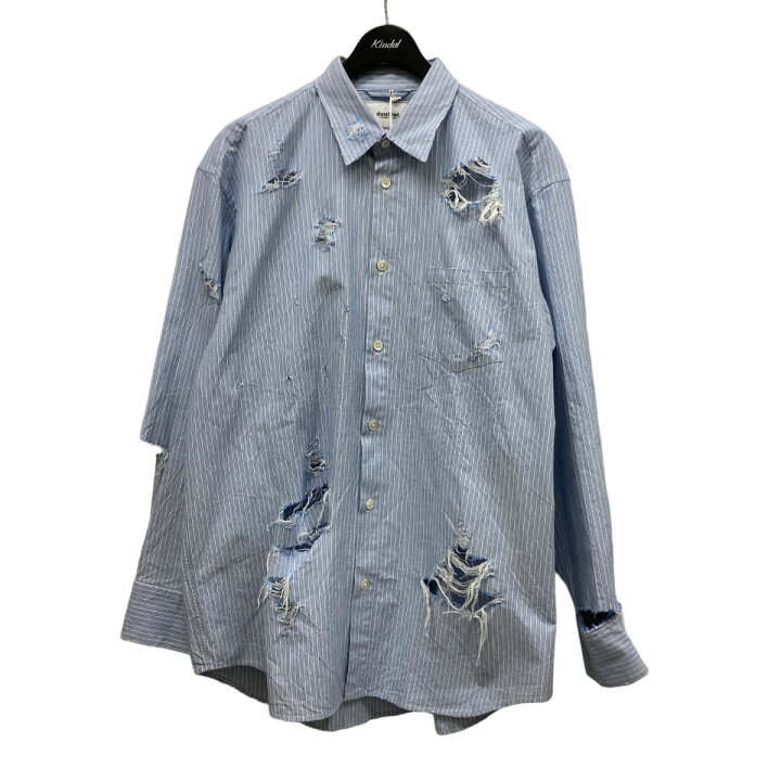 楽天市場】【中古】doublet 23SS｢DESTROYED STRIPE SHIRT｣ デストロイ 