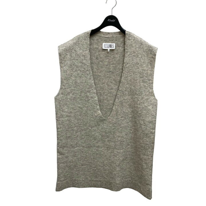 楽天市場】【中古】MM6 Maison Margiela23AW Vネックニットベスト 