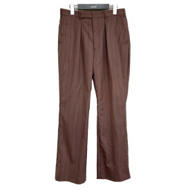 【中古】LITTLEBIG2022SS 「Tucked Flare Trousers」 フレアスラックス ピンク サイズ：46【価格見直し】