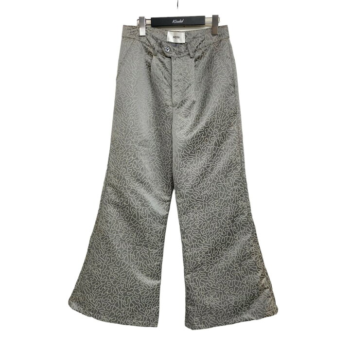 楽天市場】【中古】SEYTO 「Jacquard flare back slit pants  