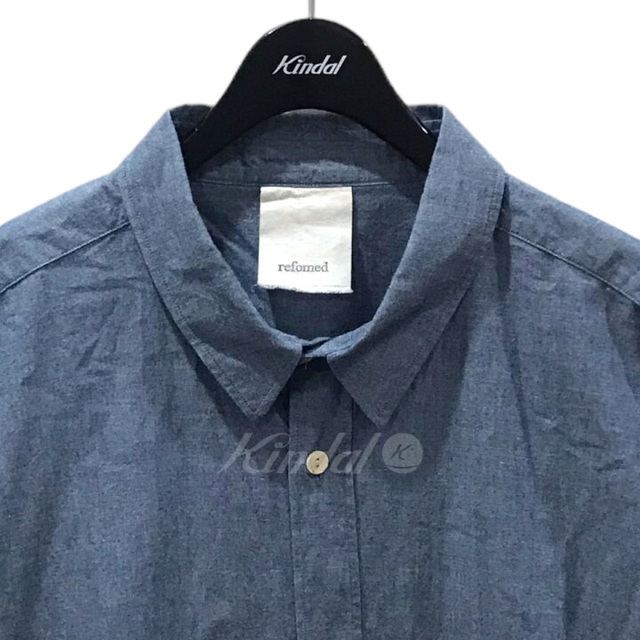 楽天市場】【中古】refomed シャンブレーシャツ WRIST PATCH WIDE 