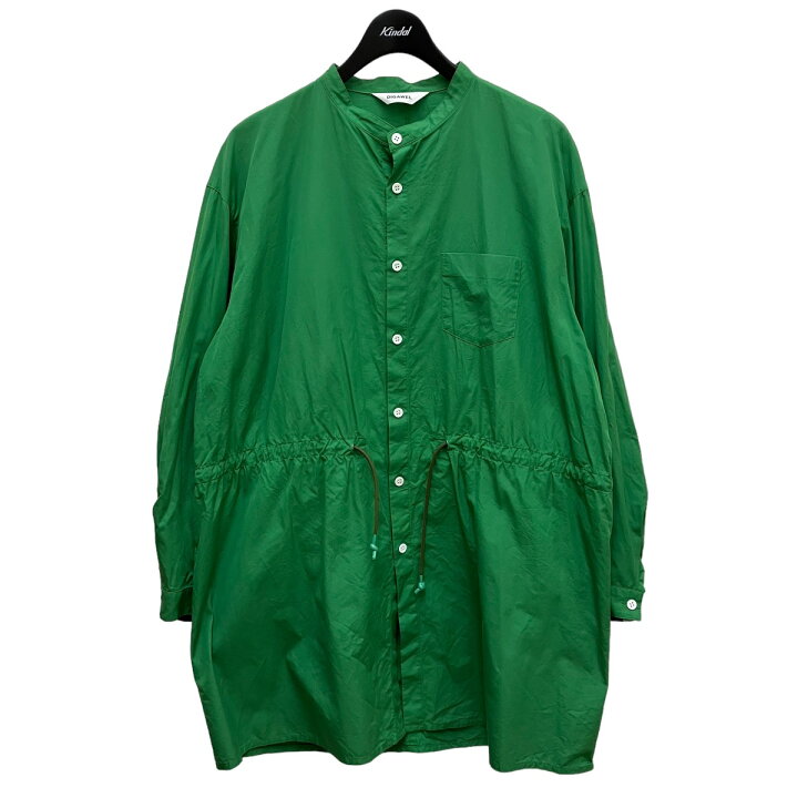 楽天市場】【中古】DIGAWEL バンドカラーロングシャツ グリーン サイズ  