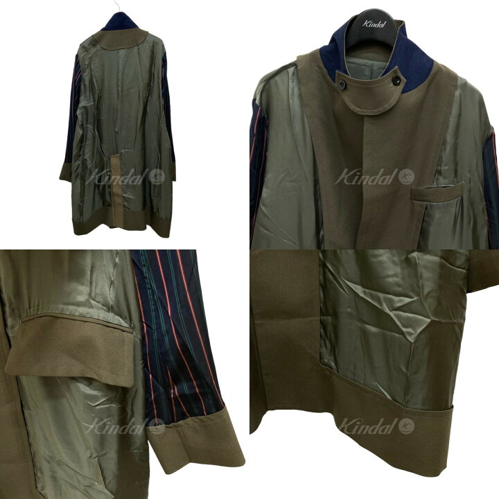 楽天市場】【中古】sacai 21SS Suiting Coat 異素材切替コート 21 