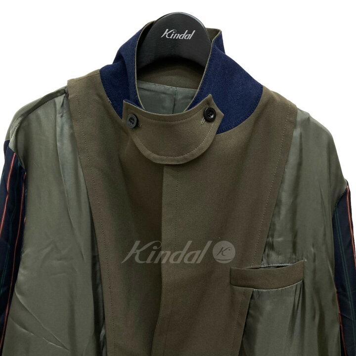 楽天市場】【中古】sacai 21SS Suiting Coat 異素材切替コート 21 