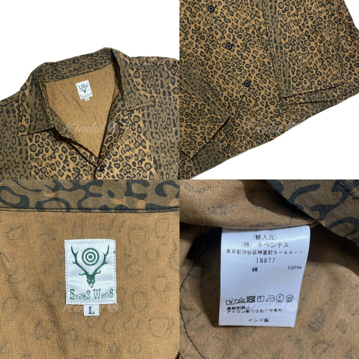 楽天市場】【中古】South2 West8 レオパード柄ハンティングシャツ 