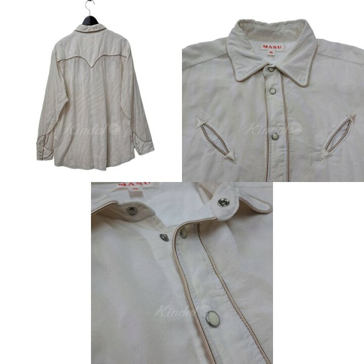 楽天市場】【中古】MASU22SS SEE THROUGH WESTERN SHIRTS シースルー 