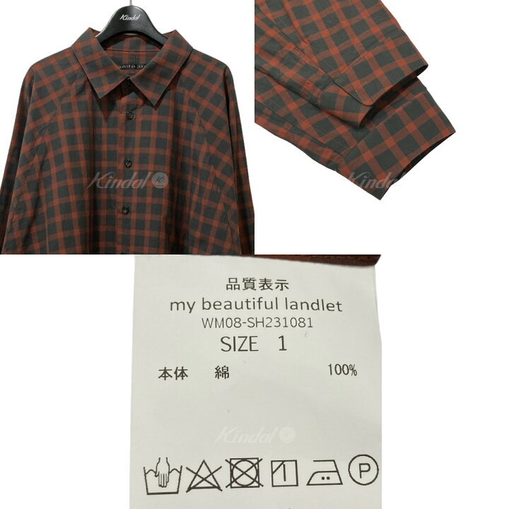 楽天市場】【中古】my beautiful landletCHECK TYPEWRITER オーバー 