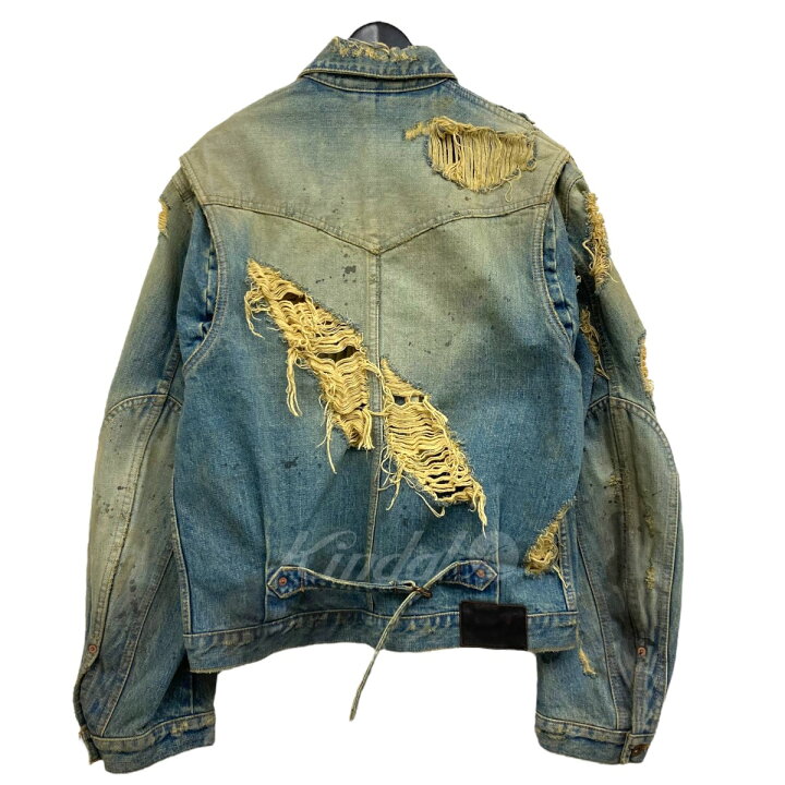楽天市場】【中古】SUGARHILL 2021AW クラッシュドデニムジャケット 