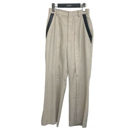 【中古】MURRAL　2021SS 「tucked flare trousers」 1タックスラックス アイボリー サイズ：1 【100224】（ミューラル）
