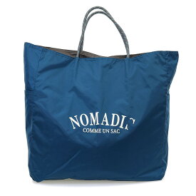 【中古】NOMADIS　SAC2　リバーシブルトートバッグ ブルー×グレー系 【100224】（ノマディス）