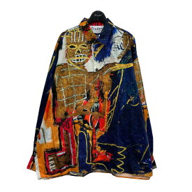 【中古】Etudes×Jean Michel Basquiat　2022AW ｢ILLUSION LS UNTITLED 62（MULTI）｣ グラフィックシャツ マルチカラー サイズ：50 【100224】（エチュード ジャン＝ミシェル・バスキア）
