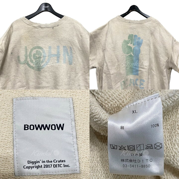 楽天市場】【中古】BOWWOW ｢JOHN PEACE S／S SWEAT SHIRTS｣半袖 