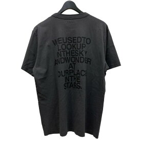 【中古】sacai　23AW 「Graphic T-Shirt」 バックプリントTシャツ 23-0585S チャコールグレー サイズ：4 【100224】（サカイ）