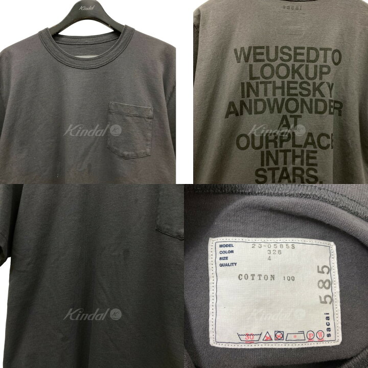 楽天市場】【中古】sacai23AW 「Graphic T-Shirt」 バックプリントT 