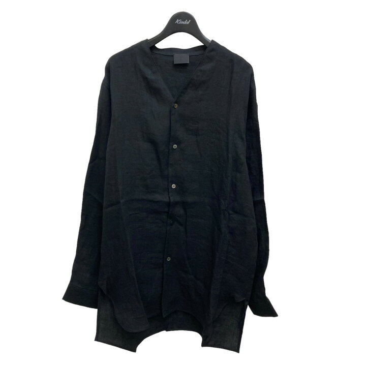楽天市場】【中古】山内 ションヘルリネンツイル・ノーカラーシャツ 