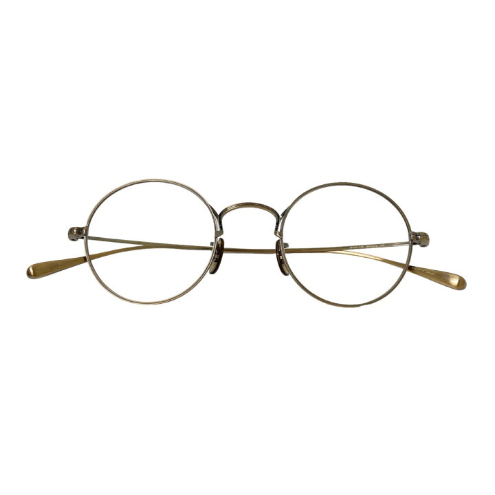 楽天市場】【中古】OLIVER PEOPLES McClory ラウンド眼鏡 ゴールド 