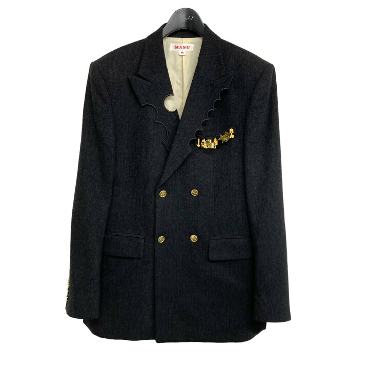 楽天市場】【中古】MASU2022AW 「NIBBLED BLAZER」 テーラード 