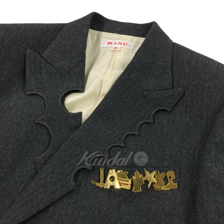 楽天市場】【中古】MASU2022AW 「NIBBLED BLAZER」 テーラード 