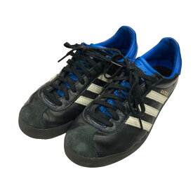 【中古】adidas×atmos　｢GAZELLE｣スニーカー ブラック×ブルー サイズ：28cm 【110224】（アディダス アトモス）