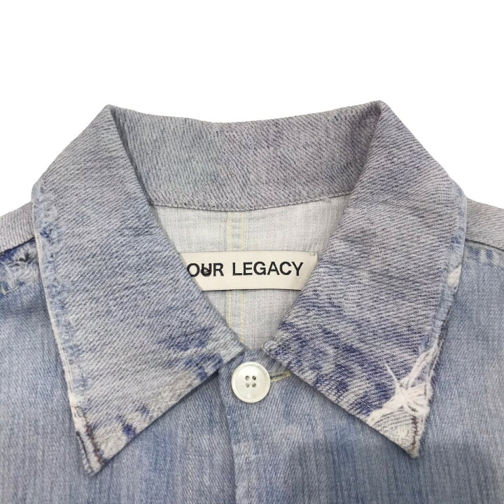楽天市場】【中古】OUR LEGACY「REBIRTH PLEATED SHIRT」 デニム転写 