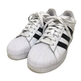 【中古】adidas　スニーカー Superstar XLG スーパースター XLG IF9995 ホワイト・ブラック サイズ：US9(27cm) 【120224】（アディダス）