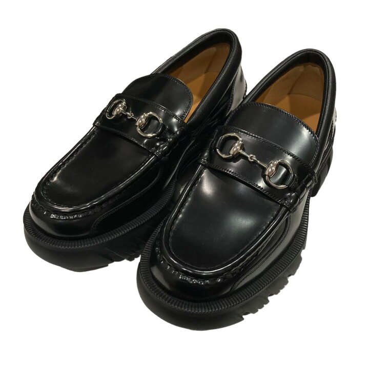 楽天市場】【中古】GUCCI ホースビットローファー ブラック サイズ：6 