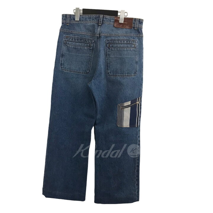 楽天市場】【中古】WALES BONNERデニムパンツ ホライゾンブルー サイズ  