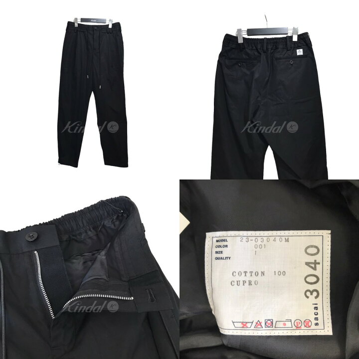 楽天市場】【中古】sacai×Thomas Mason 23SS ｢Cotton Poplin Pants 