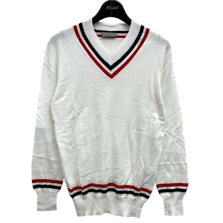 楽天市場】【中古】Dior Homme Vネックニット ホワイト サイズ：XXS 