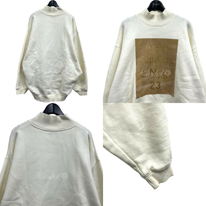楽天市場】【中古】ACNE STUDIOS ハイネックロゴスウェット ホワイト  