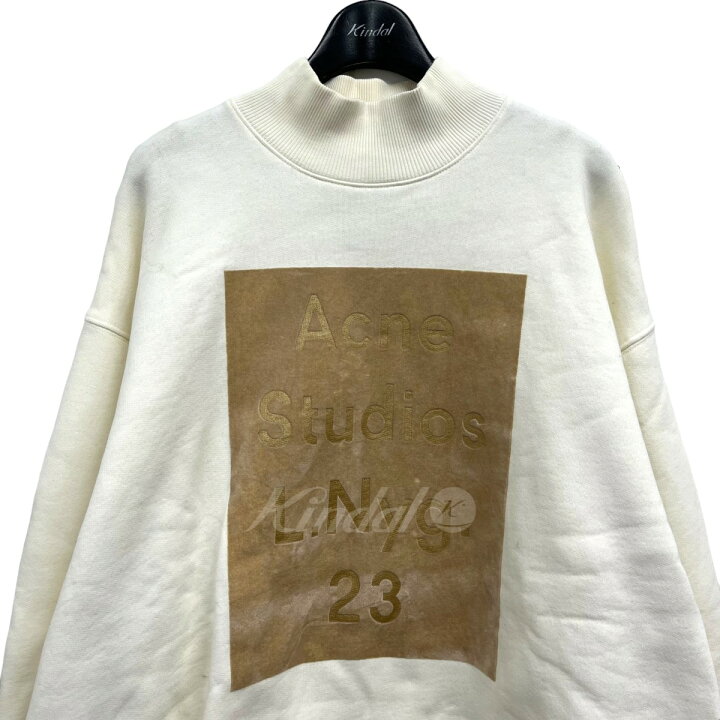 楽天市場】【中古】ACNE STUDIOS ハイネックロゴスウェット ホワイト  