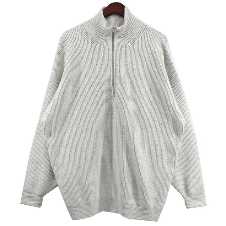 楽天市場】【中古】steven alan コットン／カシミヤ ハーフジップ 