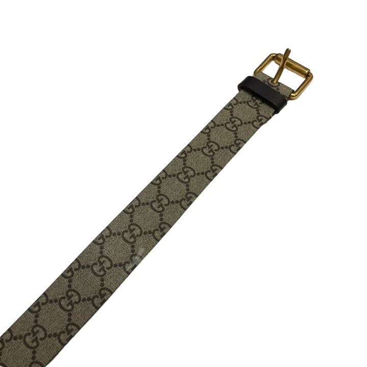 楽天市場】【中古】GUCCI 434520 スネークプリントGGベルト ベージュ  