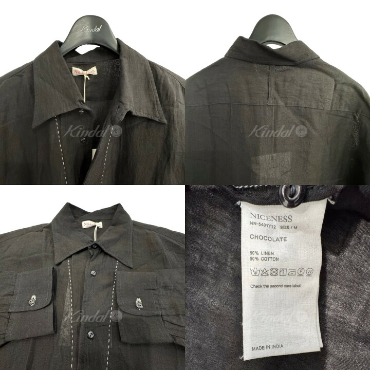 楽天市場】【中古】NICENESS「CHOCOLATE」 ステッチデザインリネン 
