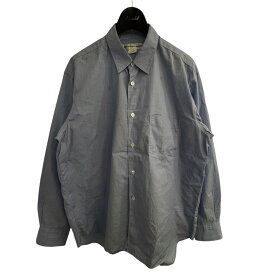 【中古】COMME des GARCONS SHIRT｢FOREVER WIDE CLASSIC｣ ストライプ シャツ スカイブルー サイズ：S【価格見直し】