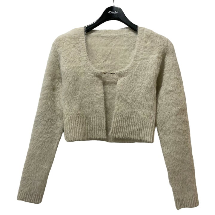 楽天市場】【中古】JACQUEMUS ロゴプレート カーディガン ベージュ  